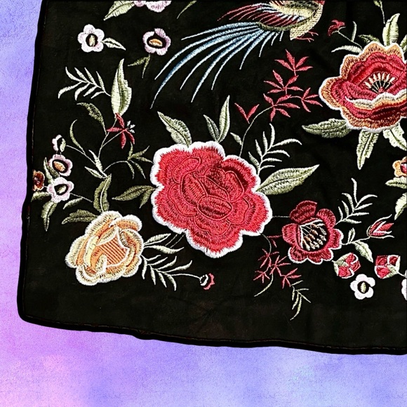 🌈 Beautiful boho embroidered skirt - Picture 4 of 7